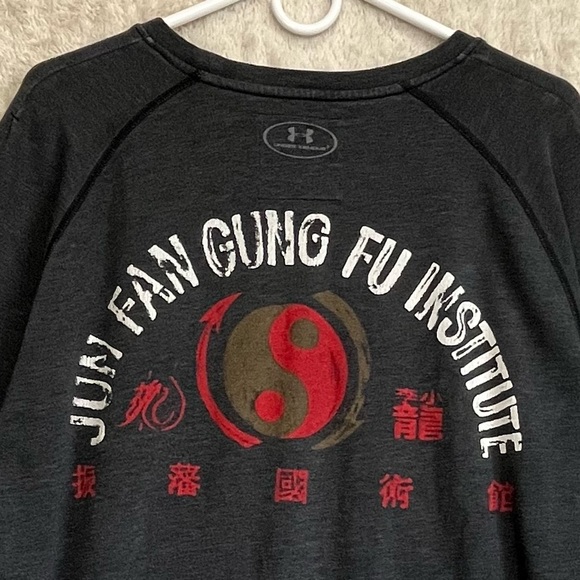 Bruce Lee Roots of Fight Bloodlines Sweatshirt Sz L Under Armour Loose Fit - Picture 11 of 16